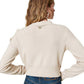 Cardigan  Donna Twinset In Maglia Con Motivo Rouches  242TP3300