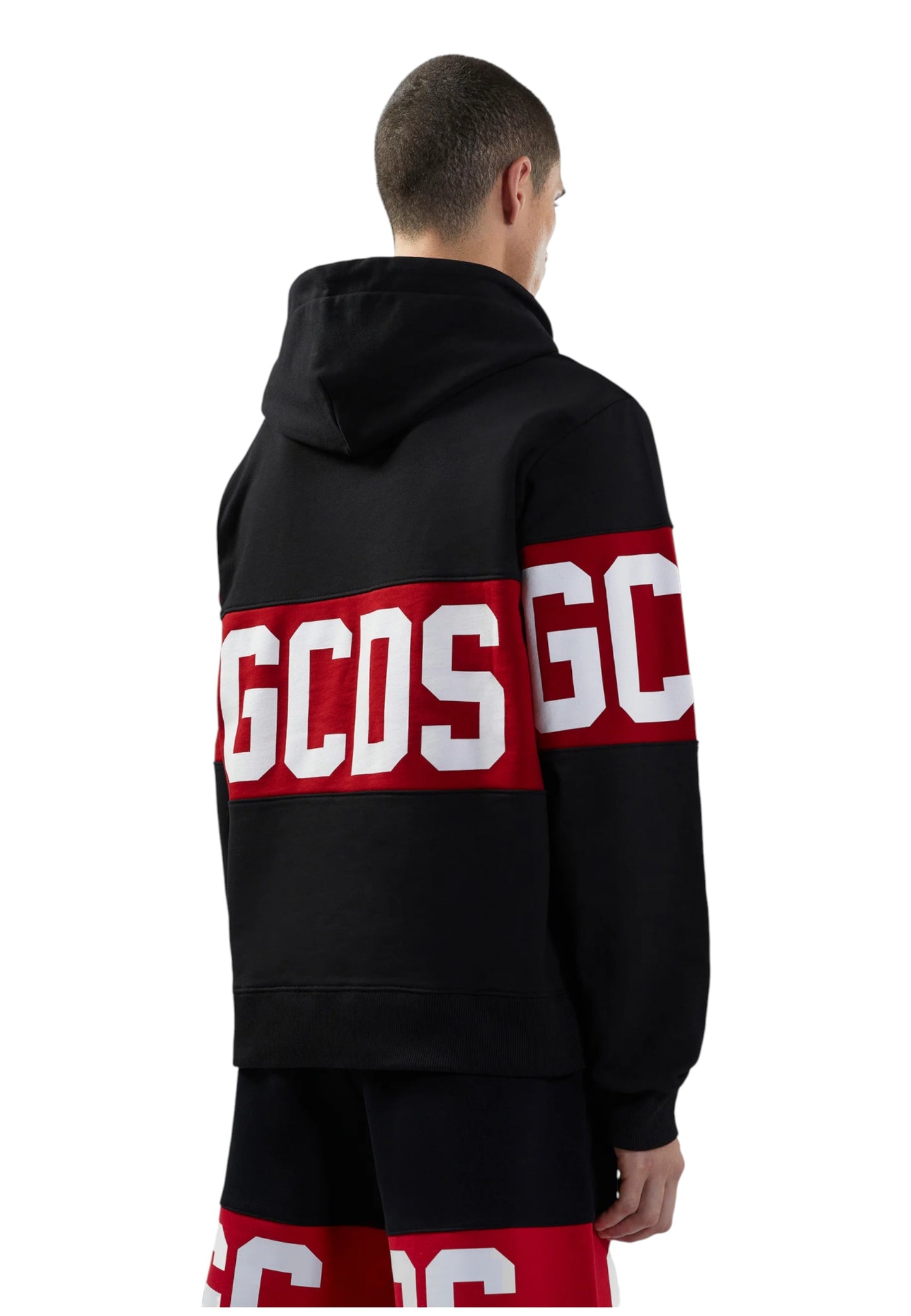 Felpa Con Cappuccio Uomo Gcds Band Logo  B1XM1900JD1