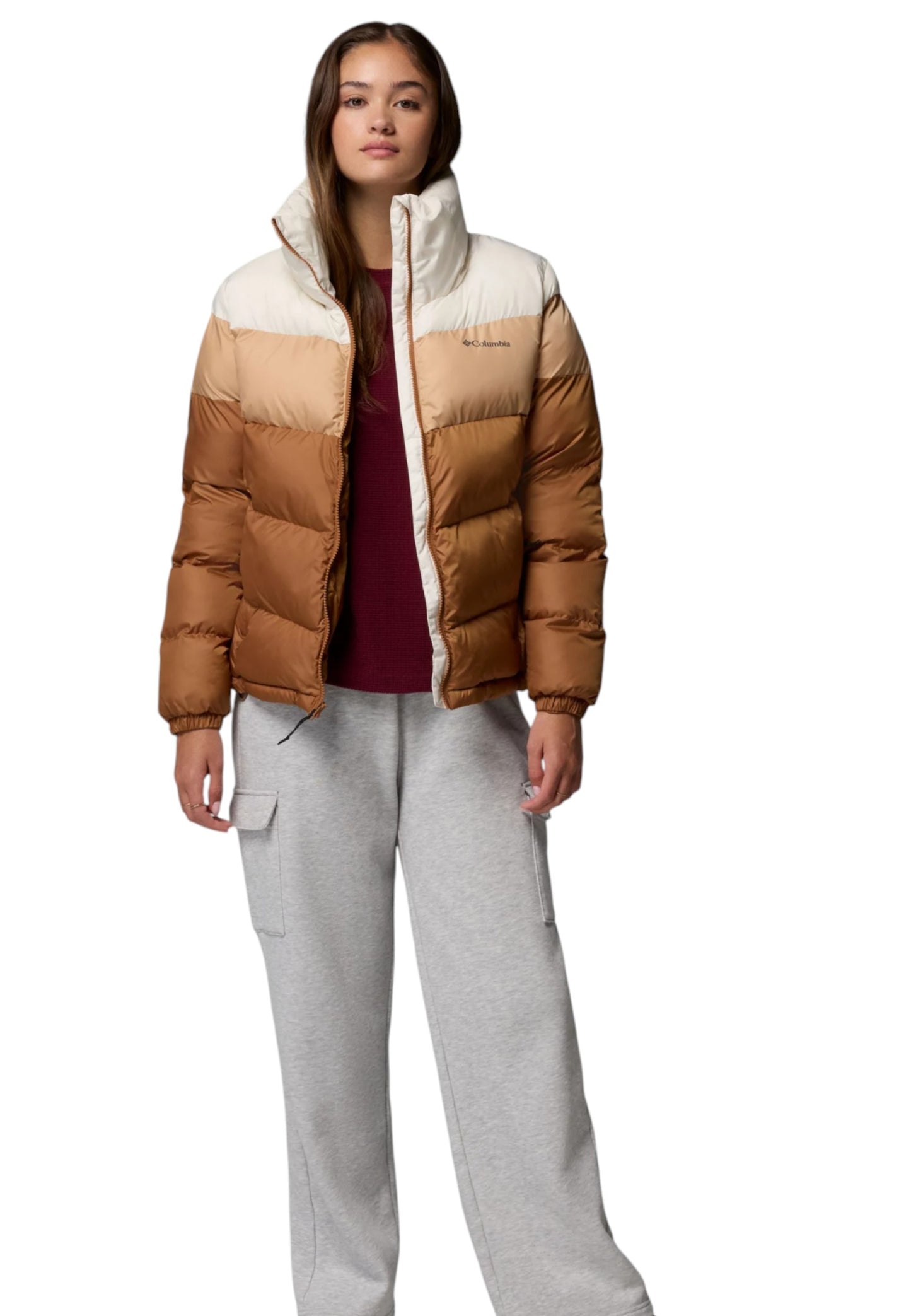 Piumino Corto Donna Columbia Colorblock Puffect� II 2088481