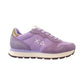 Sneakers Basse Donna Sun68 Stile Running, Nylon E Suede, Logo Ricamato Ally Solid Z46201