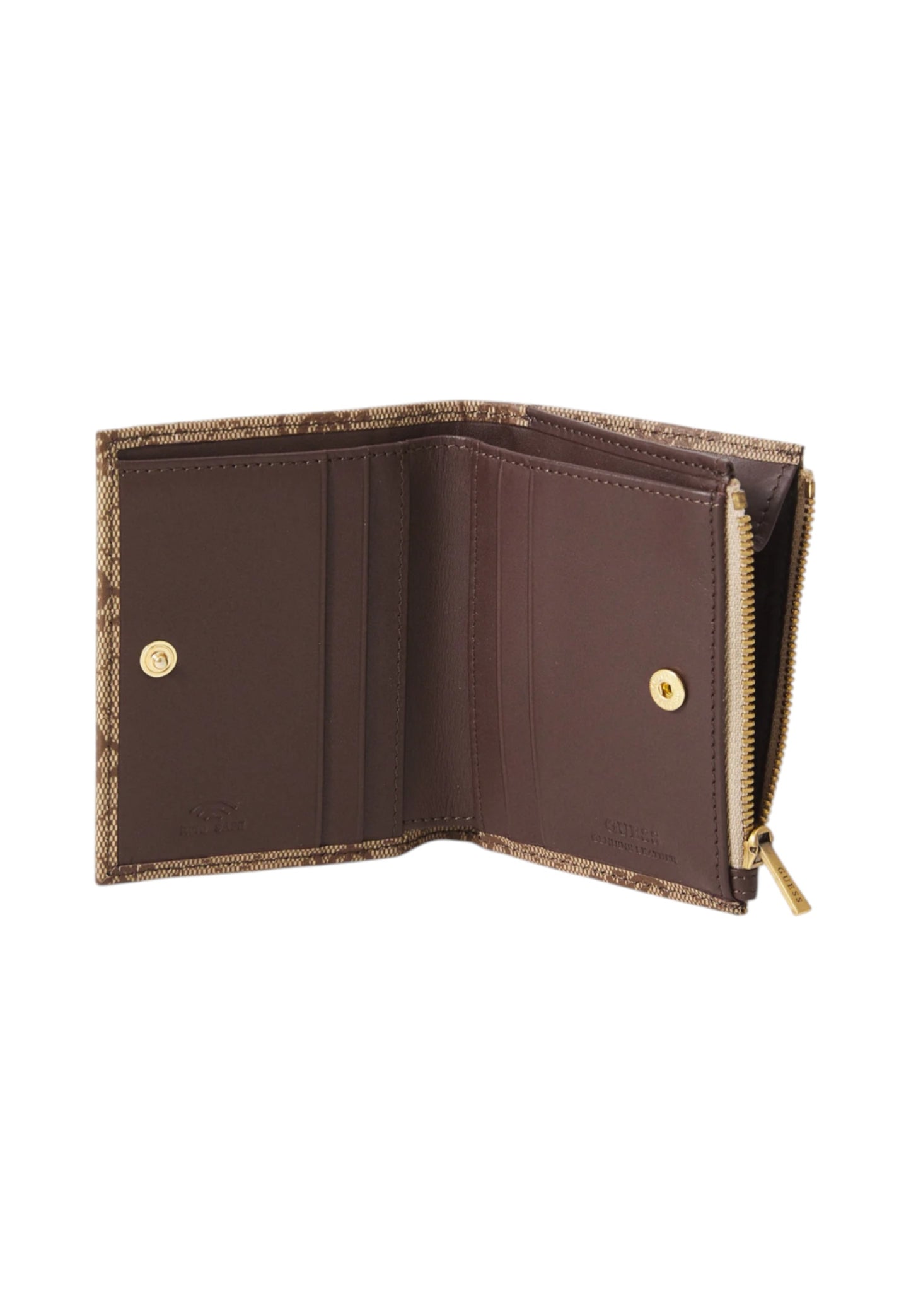 Portafoglio Con Portacarte Uomo Guess Bifold Top Zip Milano SMMALOLEA03