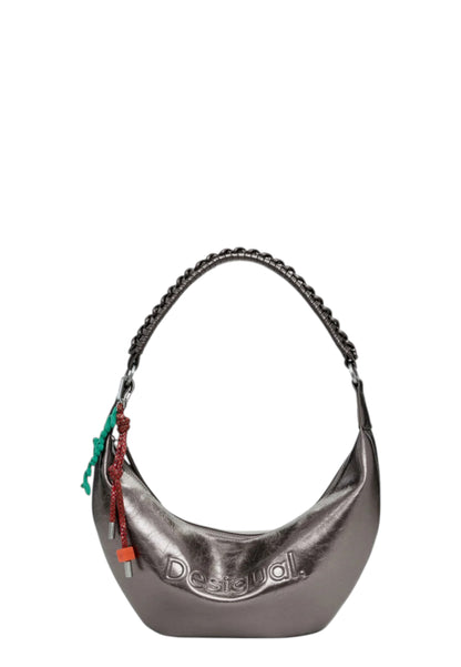 Borsa A Tracolla Donna Desigual  Half Logo Zante Dark Silver 25WAXPAU