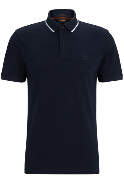Polo Manica Corta Uomo Boss Con Toppa Con Logo Passertip 50507699