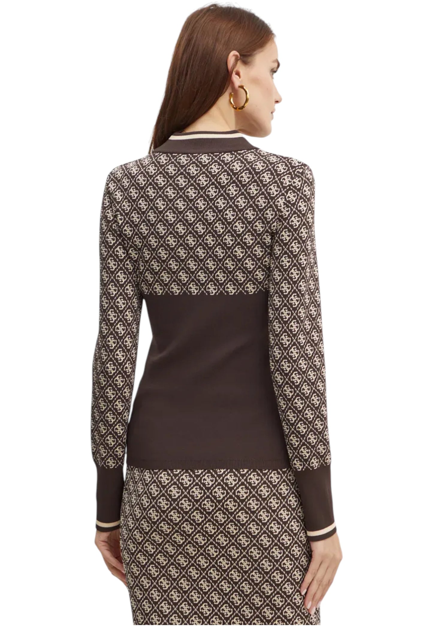 Maglione Collo Alto Donna Guess  Aubrey 4G W5BR24Z3JD2