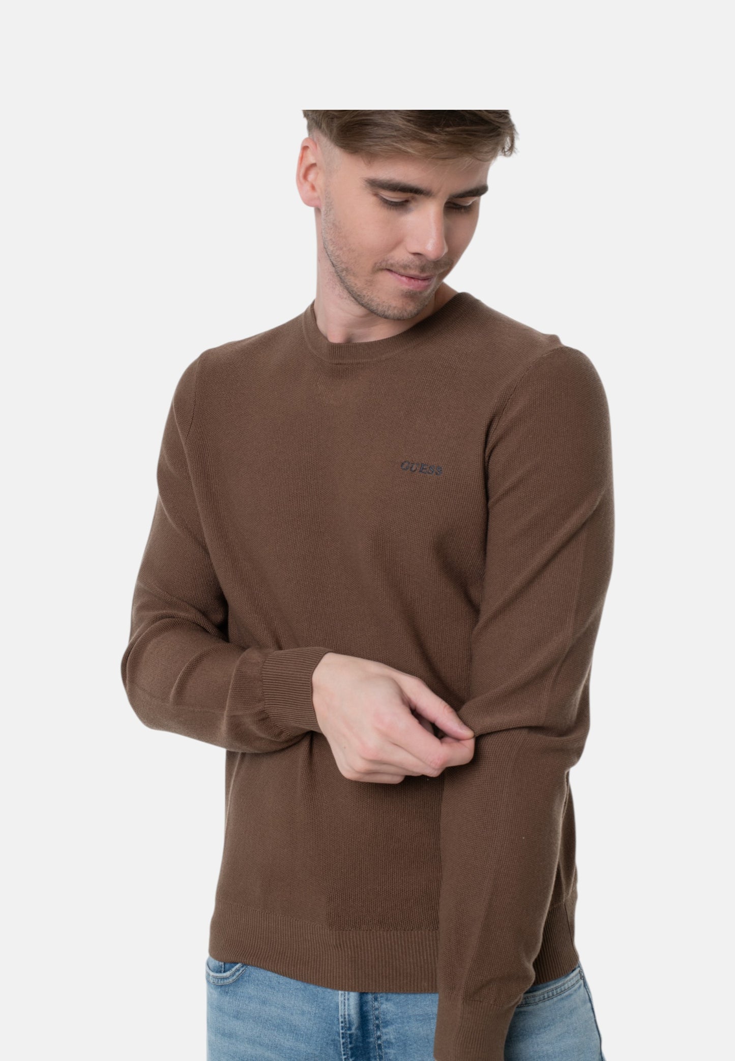 Maglia A Girocollo Uomo Guess  Karim Piquet Stitch M6RR21Z4492
