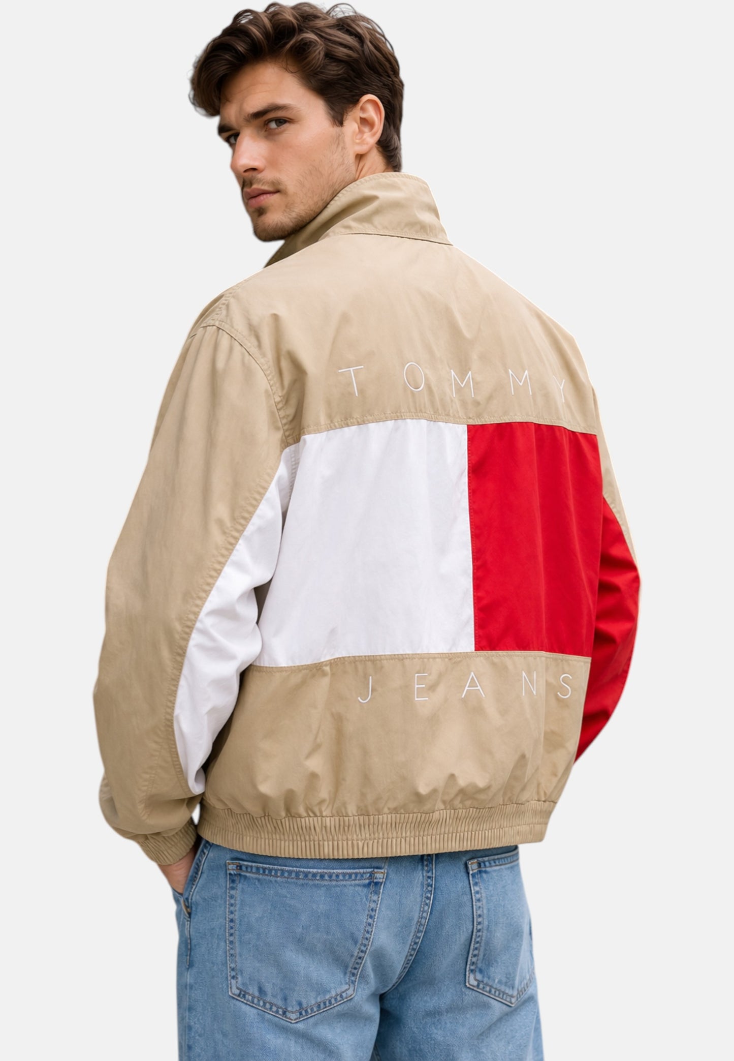 Giacca Leggera Uomo Tommy Jeans  Tjm Heritage Flag J DM0DM22738