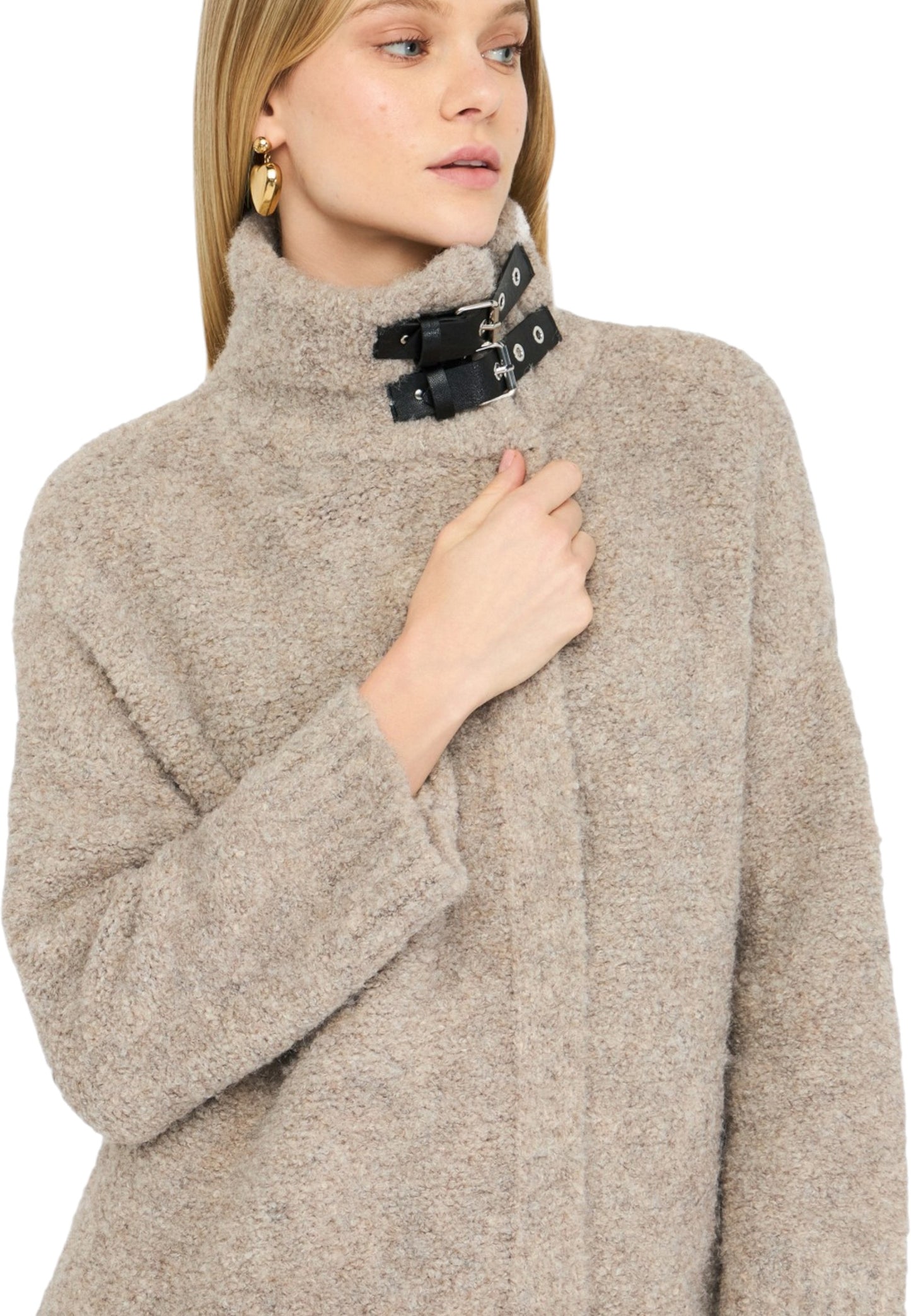 Cappotto  Donna Liu Jo In Maglia Boucle'  MF5441MA50P