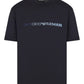 T-Shirt Manica Corta Uomo Emporio Armani Con Logo Ricamato Drawing 3D1TG31JPZZ
