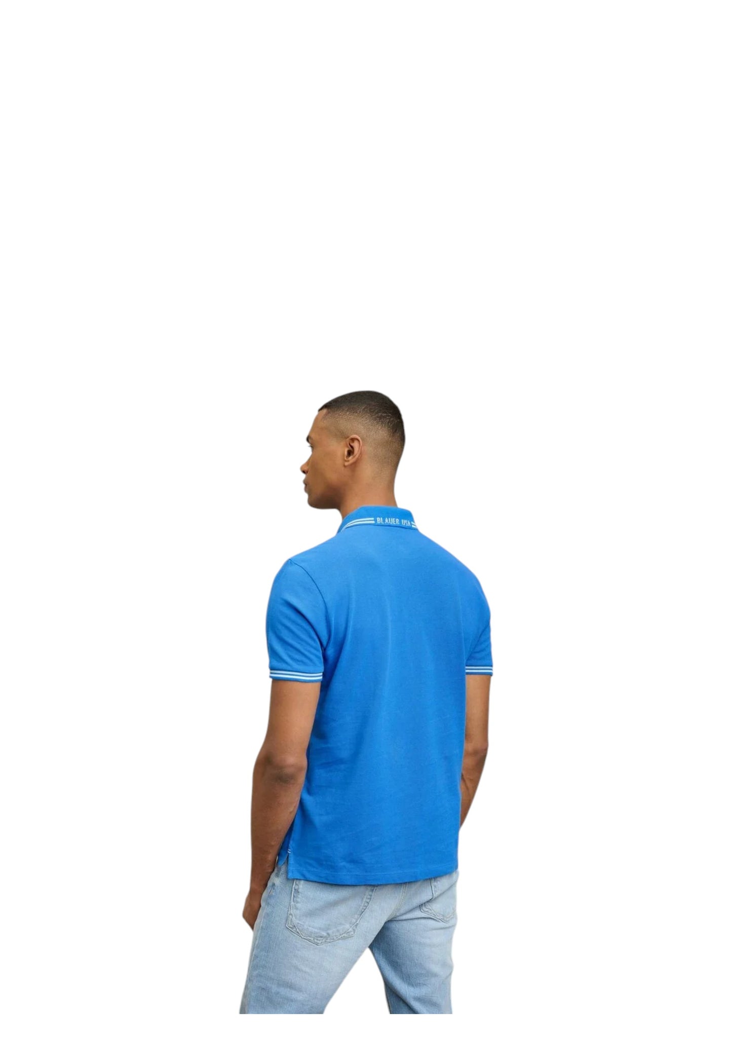 Polo Manica Corta Uomo Blauer