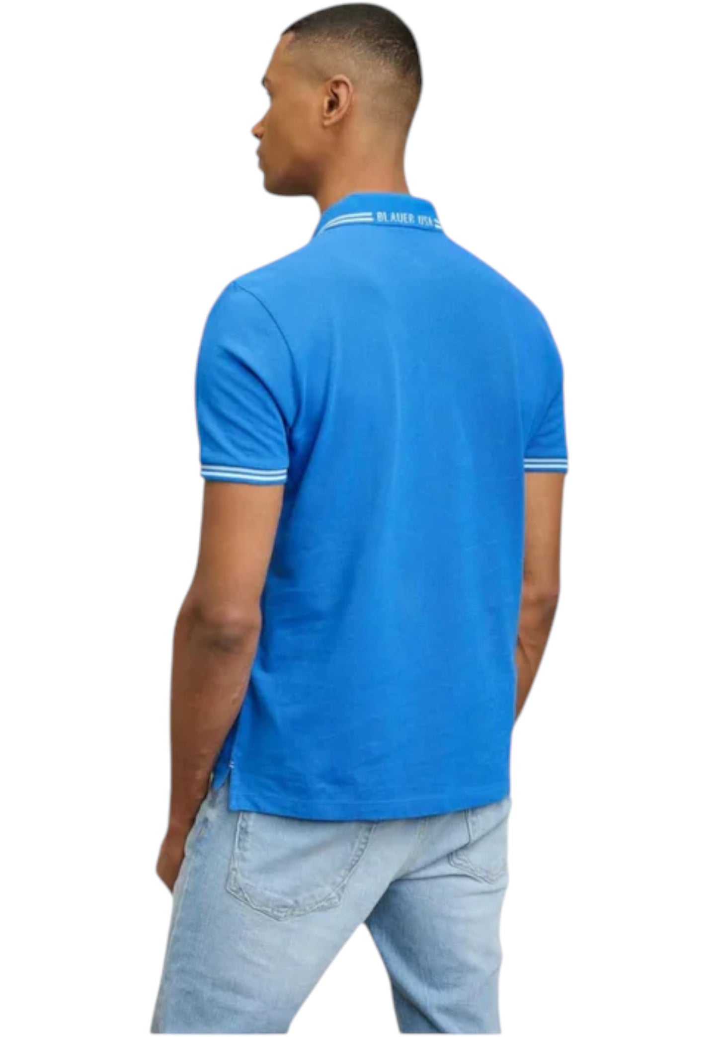 Polo Manica Corta Uomo Blauer