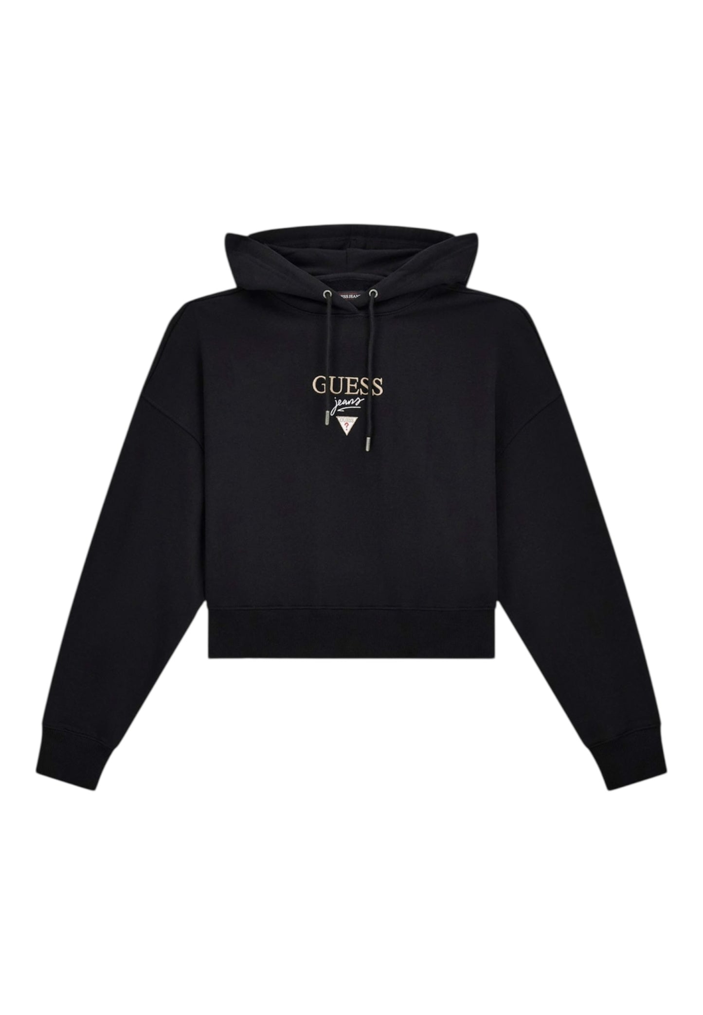 Felpa Con Cappuccio Donna Guess Cropped Gj Drop Shoulder Baker W6RQ00K68I4