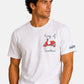 T-Shirt Manica Corta Uomo Mc2 Saint Barth Stampa E/O Ricamo Frontale King Scooter Portofino POT0001