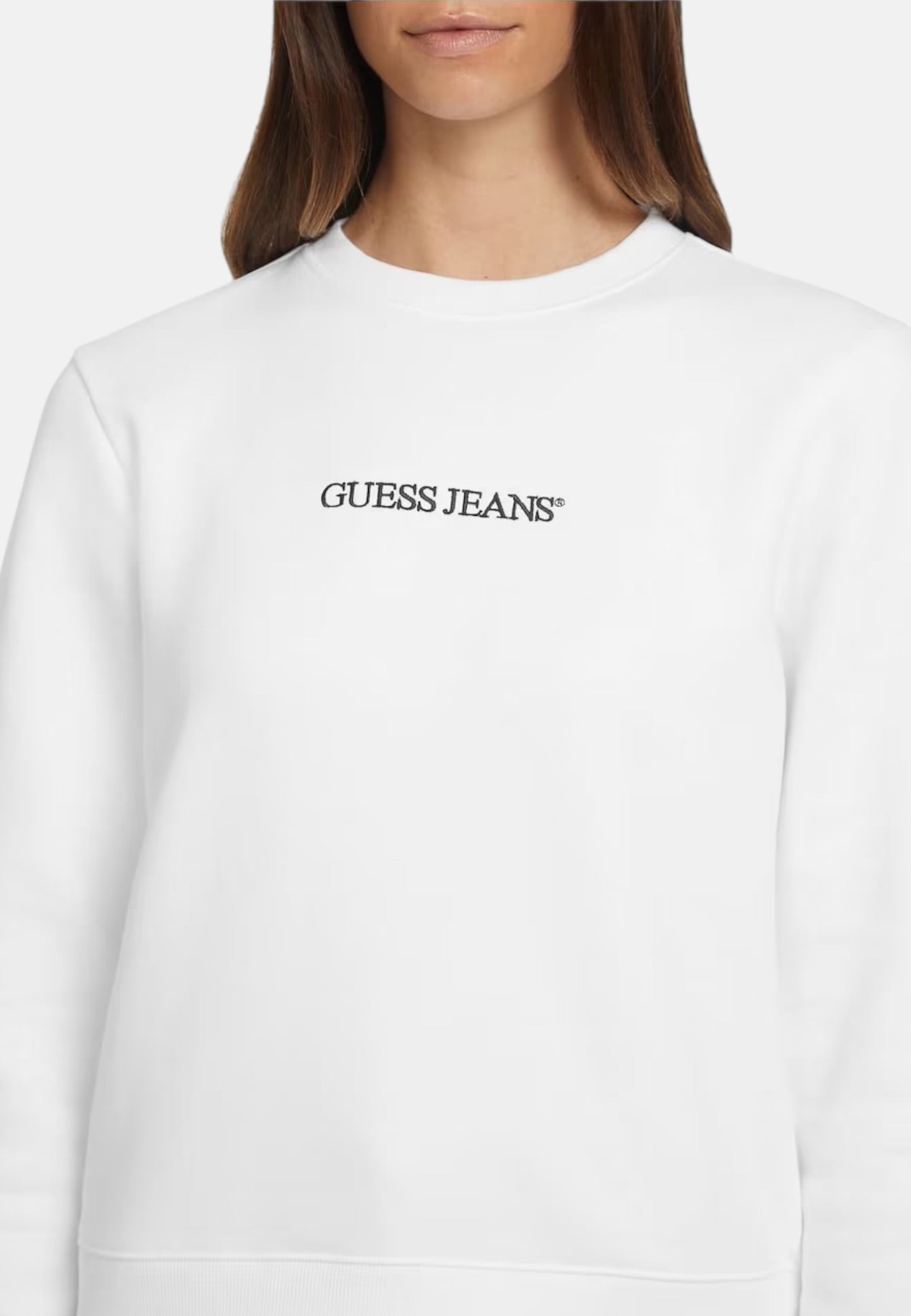 Felpa A Girocollo Donna Guess  Gj Logo Emb W6RQ30K68I4