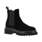 Stivaletti Chelsea Donna Frau Pelle scamosciata, Suola chunky carrarmato, Sottopiede fisso, Suola leggera, Made in Italy Softy A78C3
