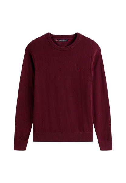 Maglione A Girocollo Uomo Tommy Hilfiger Organic Cotton Cashmere Pima MW0MW28046