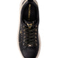 Sneakers Basse Donna Valleverde chiusura con lacci, piccoli rivetti laterali, inserto a contrasto sul tallone, suola spessa, sottopiede in pelle  V35450