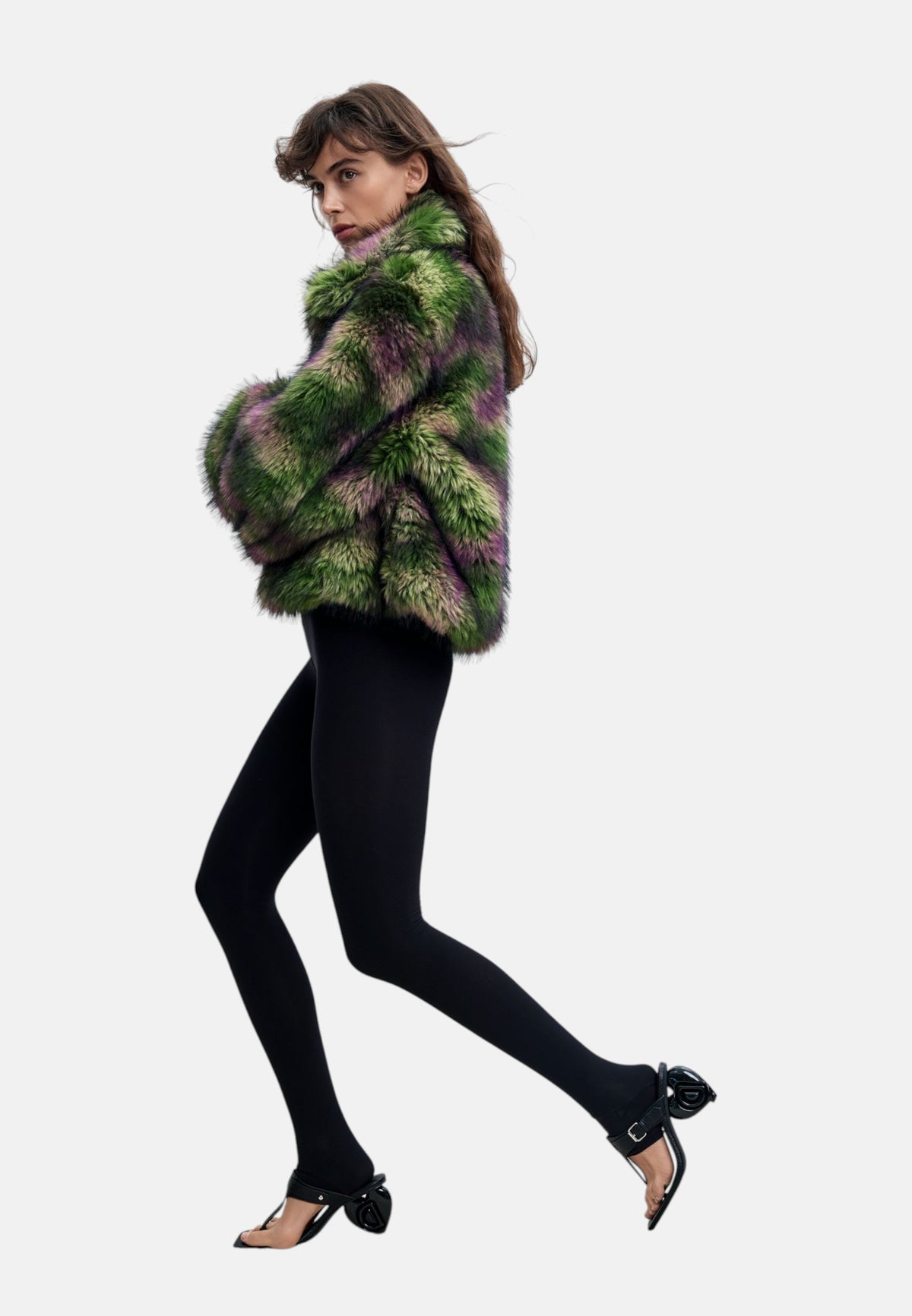 Cappotto  Donna Desigual  Fake Fur Camomille Lacroix 26WWEW02
