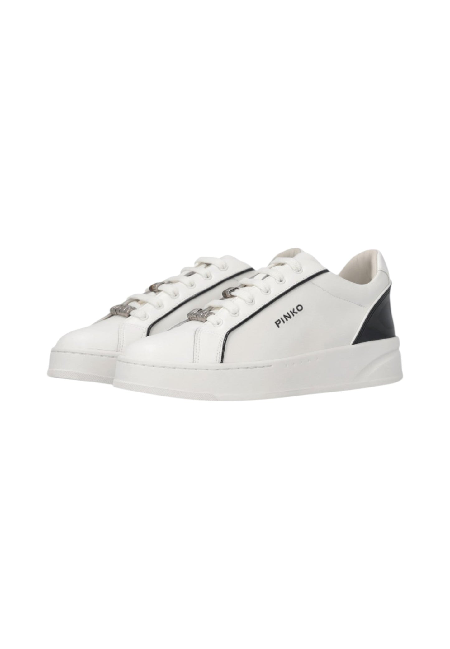 Sneakers Basse Donna Pinko In Pelle Di Vitello Con Logo Iris 01 SS0131P001