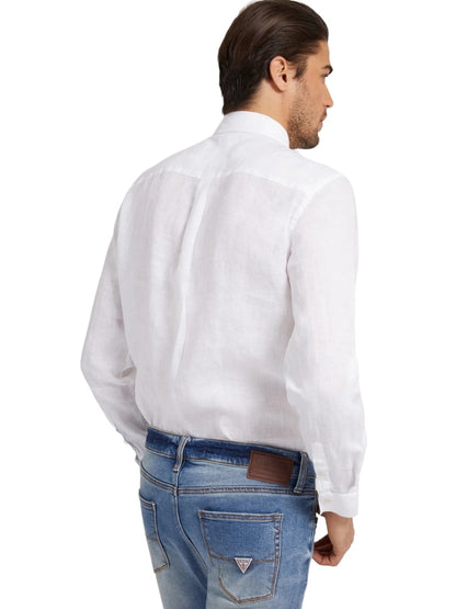 Camicia Manica lunga Uomo Guess   M2GH25WEKP0