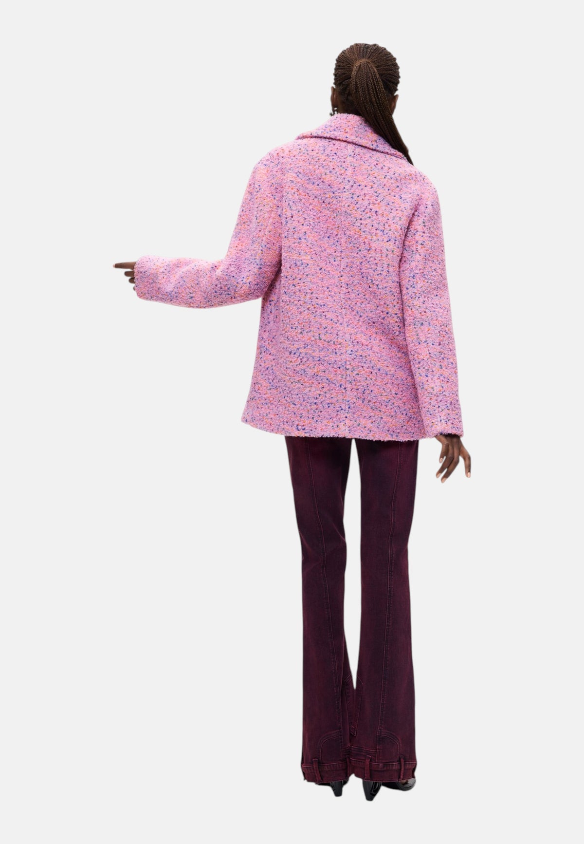 Cappotto  Donna Desigual  Coat Bottone 26WWEW21