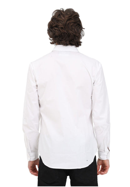 Camicia Manica lunga Uomo Versace Jeans Couture  Stampa Patch V-Emb Gold 74GALYS2CN001