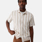Camicia Manica Corta Uomo Liu Jo A Righe Bianco Pepe  QA6202T574A
