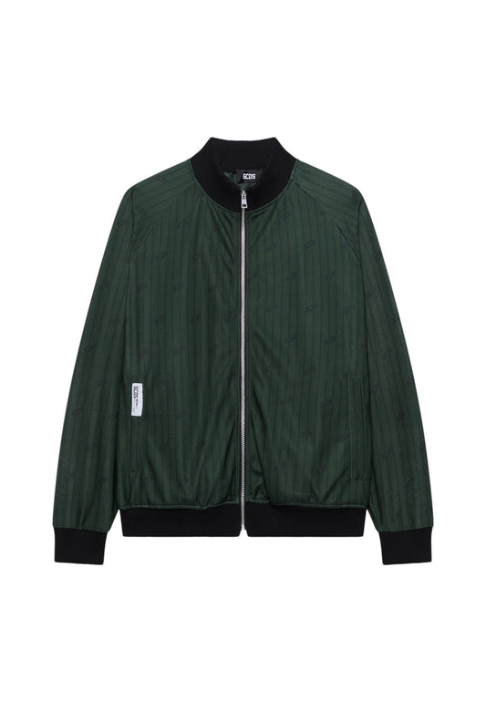 Giacca Bomber Donna Gcds  Triacetate Pinstripe B2CW2000TP8