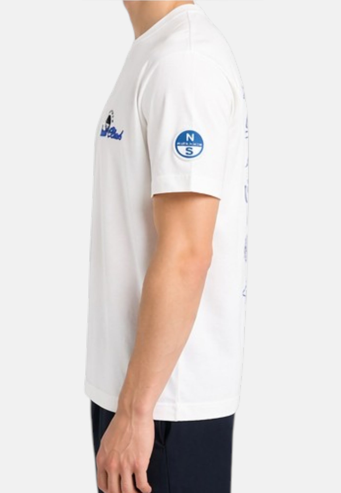 T-Shirt Manica Corta Uomo North Sails Con Stampa  693162