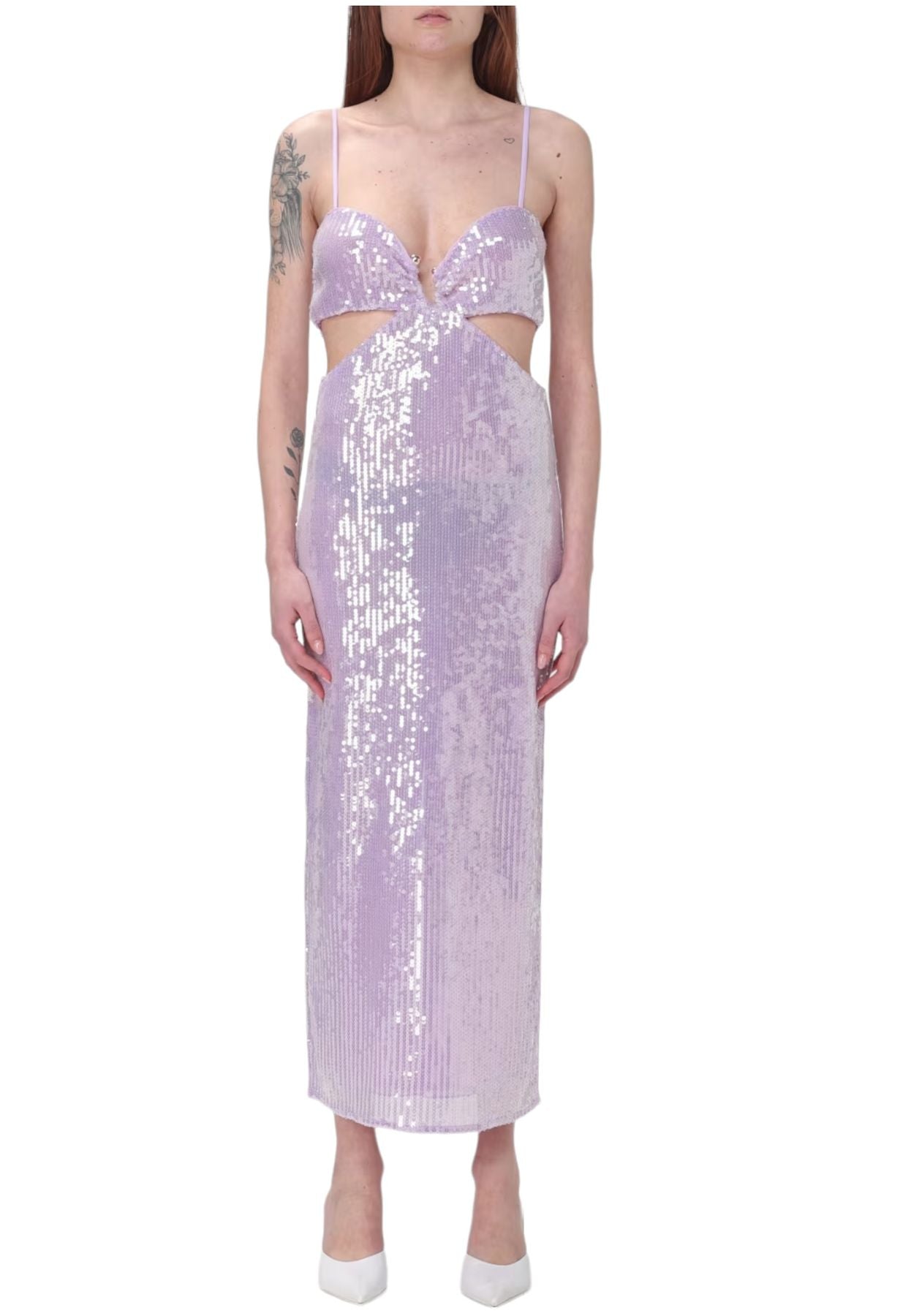 Vestito Midi Donna Patrizia Pepe Senza Maniche Con Paillettes  2A2710A394