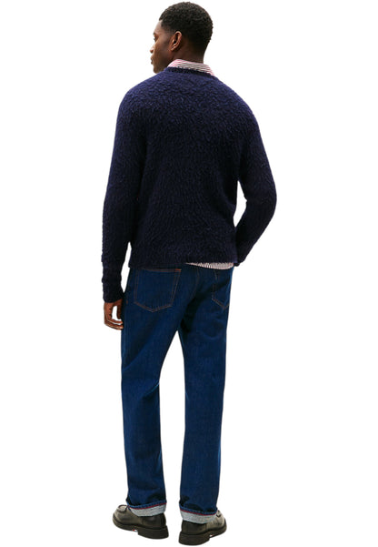 Maglione A Girocollo Uomo Tommy Hilfiger  Alpaca Blend Big Flag MW0MW41322