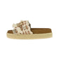 Sandali  Donna Mou  Monoband rope sandal fringes
