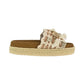 Sandali  Donna Mou  Monoband rope sandal fringes