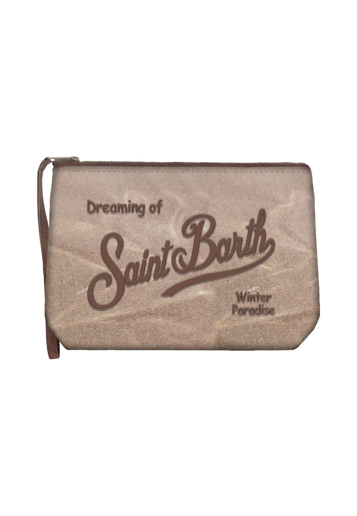 Pochette  Unisex Mc2 Saint Barth Chiusura Con Zip, Laccetto Laterale, Il Logo Saint Barth Sul Davanti Aline Wax ALI0058