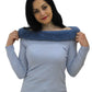 Maglione A Girocollo Donna White Wise   ESS119A