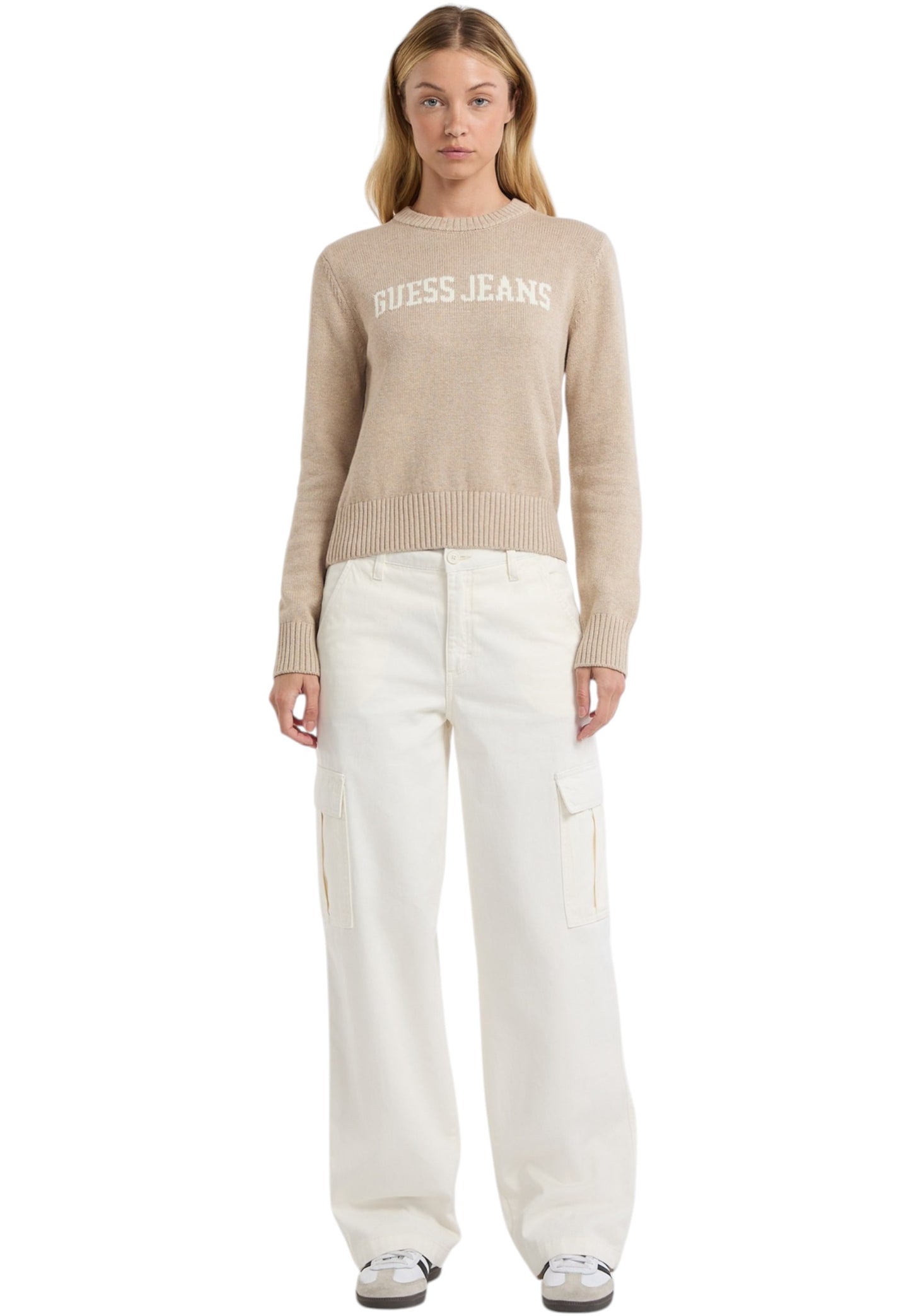 Maglione A Girocollo Donna Guess  Gj Guess J Intarsia W4BR10Z3HM1