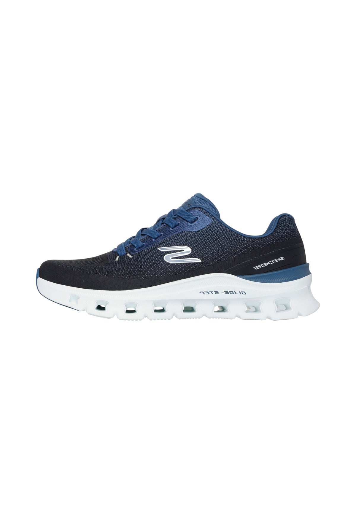 Sneakers Basse Uomo Skechers Air-Cooled Memory Foam, Glide-Step, No Tie Fit, Lacci elasticizzati, Mesh jacquard, Vegan, Lavabile in lavatrice Glide-Step Pro-Waverra 233132