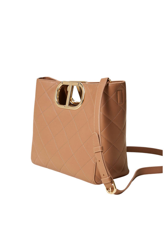 Borsa A Mano Donna Twinset Tote Media Trapuntata Con Manico Oval T Lila 242TD8160