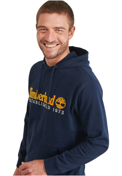 Felpa Con Cappuccio Uomo Timberland  Established 1973 Embroidered Logo Loopback TB0A5MX8