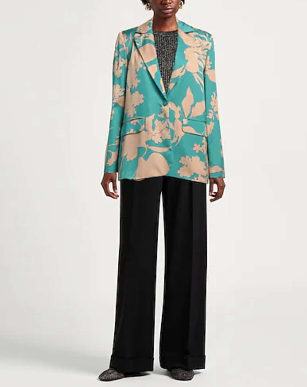 Giacca Blazer Donna Kaos Stampata  QP1TZ056