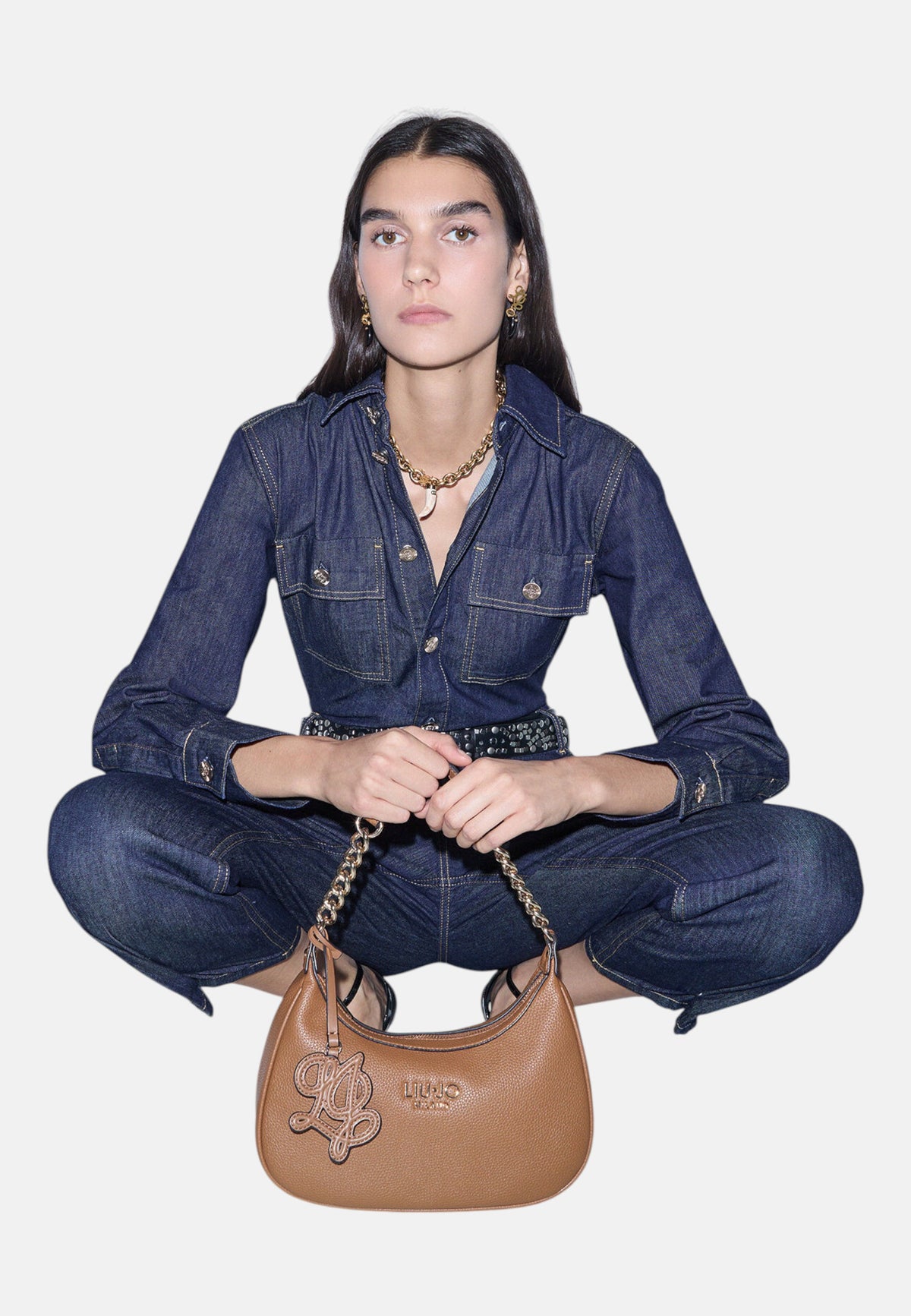 Borsa A Spalla Donna Liu Jo Hobo Piccola  AF6207ES039