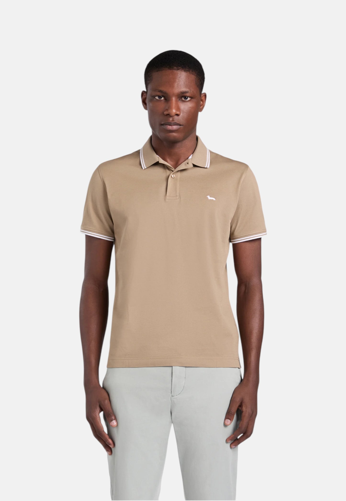 Polo Manica Corta Uomo Harmont & Blaine Con Righini A Contrasto  LNQ010021148