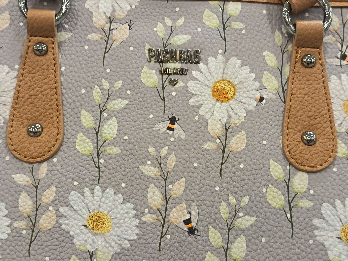 Borsa A Spalla Donna Pashbag Tote Stampa Fiori Neverending Janine-Neverending