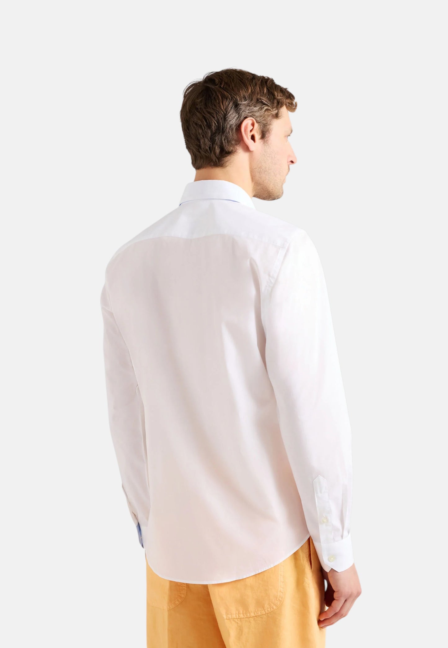 Camicia Manica lunga Uomo Harmont & Blaine in Popeline Stretch  CNQ011012523I