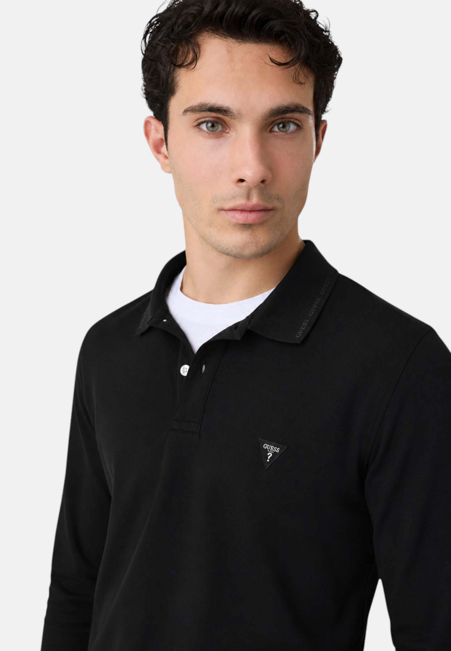 Polo Manica lunga Uomo Guess Jersey Basic M6YP36K4395
