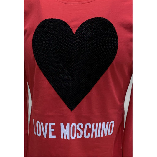 T-Shirt Manica lunga Donna Love Moschino   W4G5233E1951