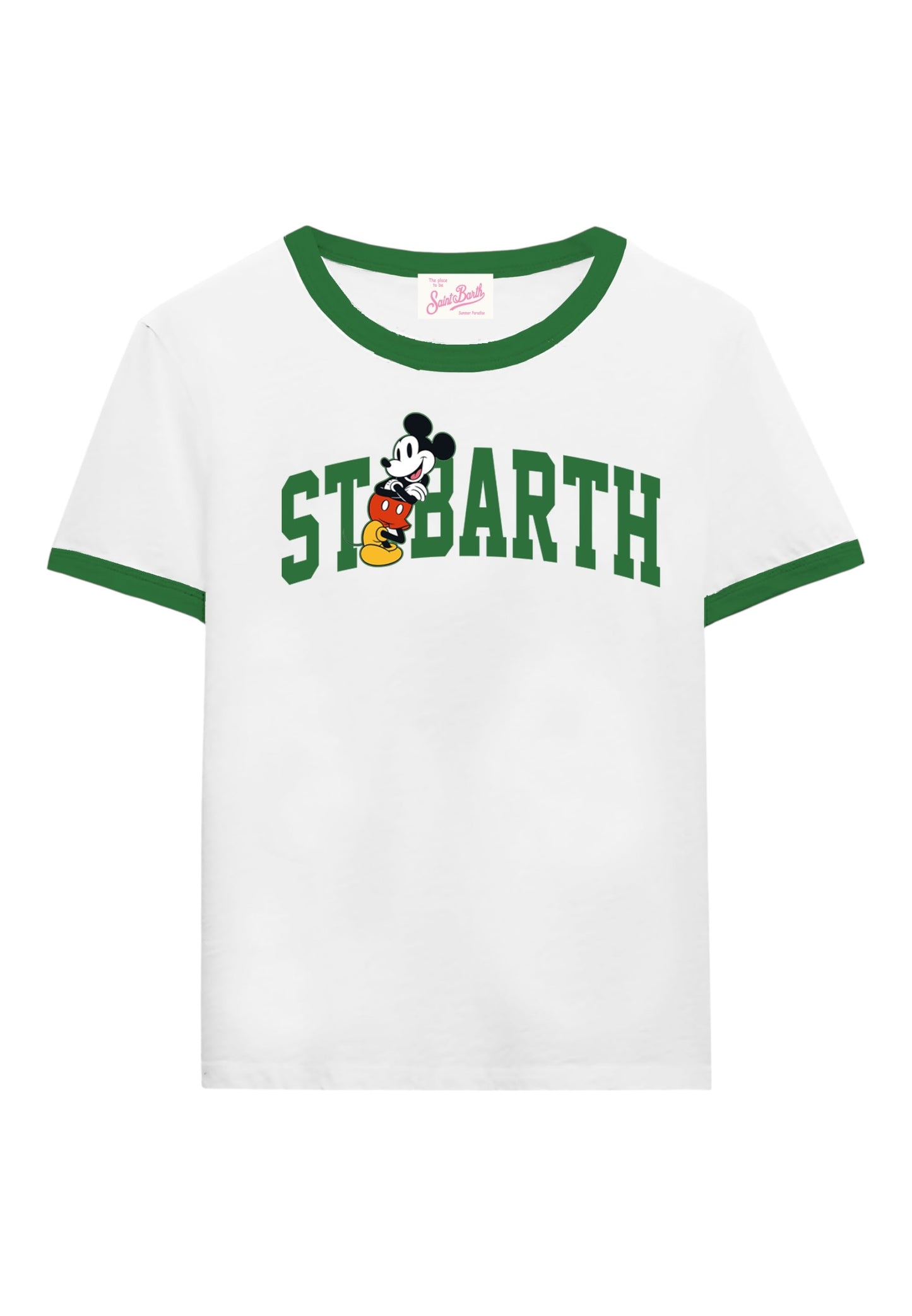 T-Shirt Manica Corta Donna Mc2 Saint Barth Mickey College Emilie String EMI0003
