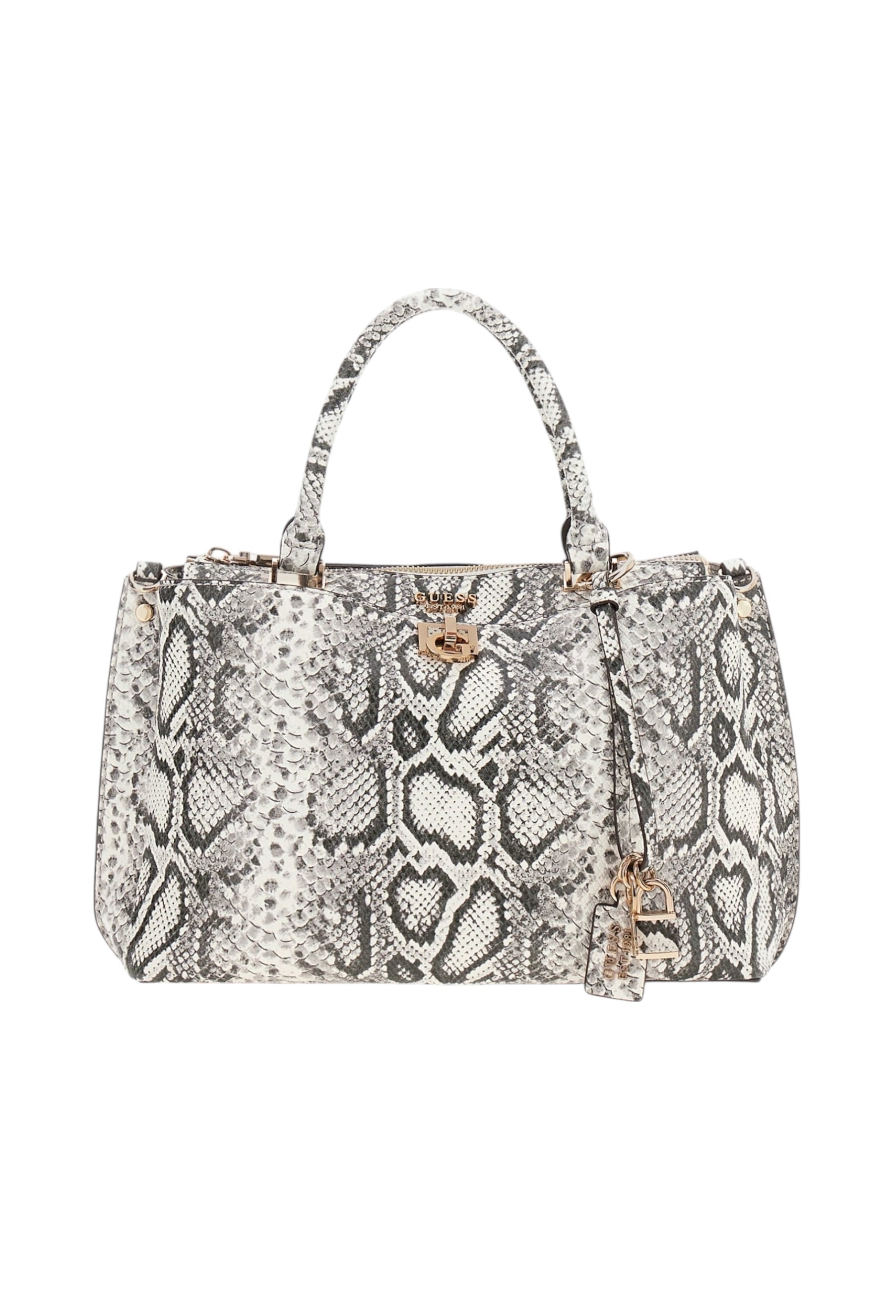 Borsa A Mano Donna Guess Girlfriend Satchel Bianca HWKG9907060