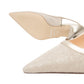 Sling Back  Donna Nero Giardini In Tessuto Lurex  E615430DE