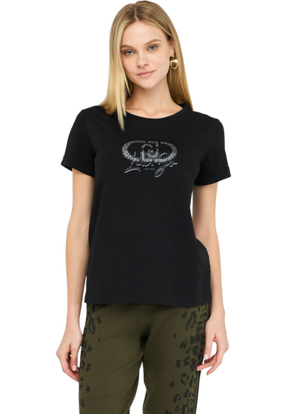 T-Shirt Manica Corta Donna Liu Jo  Monogram TF5163JS923