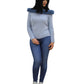 Maglione A Girocollo Donna White Wise   ESS119A